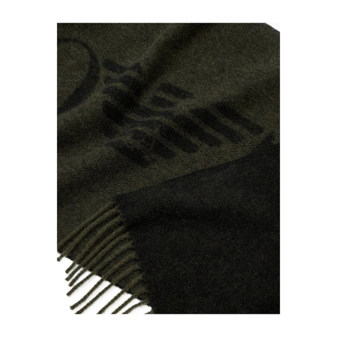 Emporio Armani Sciarpa Sciarpa Uomo bicolore con logo Grigio A24 - EMPORIO ARMANI6250723F364 - 00743 - UNI - Francavilla Moda